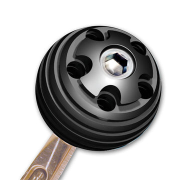 Longacre 52-22601 Billet Aluminum Shifter Ball - 3/8"-16 thread - 2" Diameter