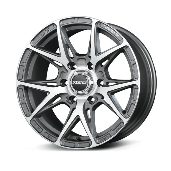 RAYS VERSUS VV21SX Matte Diamond Cut Matte Diamond Cut/Side Matte Graphite (M4)
