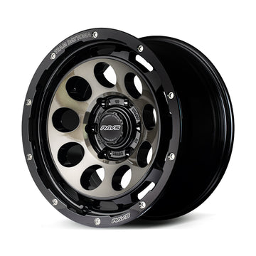 RAYS TEAM DAYTONA D9 wheel in Black / Disc Clear Smoke (BEL)