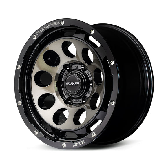 RAYS TEAM DAYTONA D9 wheel in Black / Disc Clear Smoke (BEL)