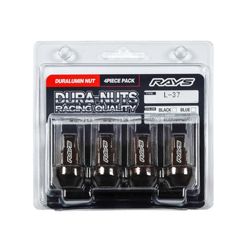 RAYS DURA NUTS L37 STRAIGHT TYPE 4PC SET - 0