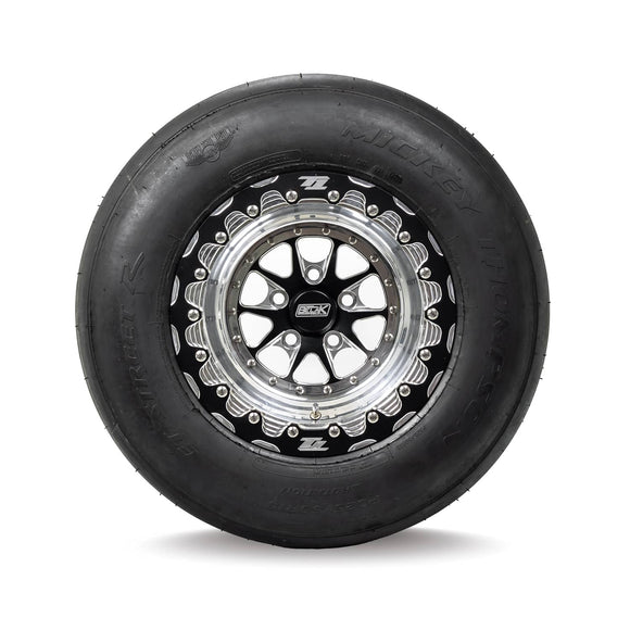 T1 Race Development GT1R 15×12 リア ドラッグラジアル ドラッグパック（Belak ホイール＋M/T 325/50/15＋スモールブレーキ / R35 GT-R）
