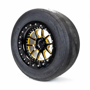 T1 Race Development GT1R 17×11インチ リア ドラッグラジアル ドラッグパック（Belak ホイール＋M/T ET Street R）R35 GT-R