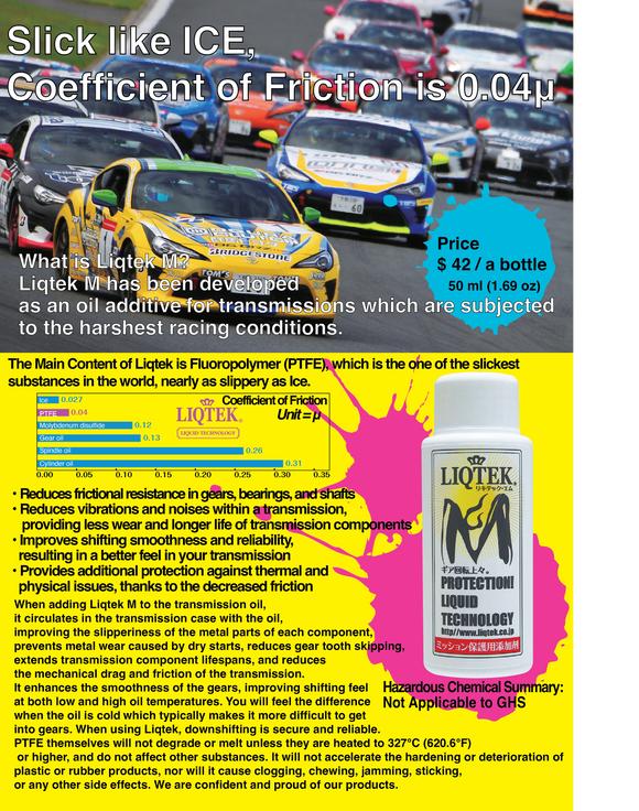 Liqtek M – Premium Oil Additive for Manual Transmissions