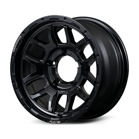 RAYS TEAM DAYTONA F6 boost Black Edition wheel in Semi Gloss Black (BOJ)