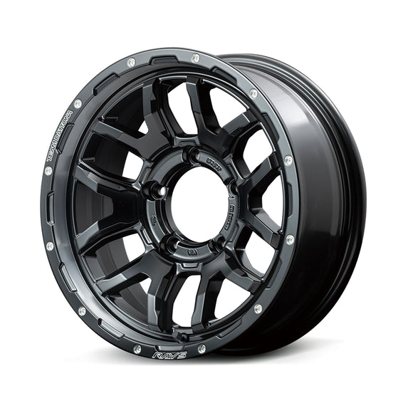 RAYS TEAM DAYTONA F6 boost for JIMNY wheel in Semi Gloss Black (N1)