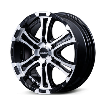 RAYS TEAM DAYTONA FDX-SG wheel in DC / Side Glossy Black (BAJ)