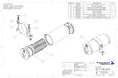 Injector Dynamics F1250 インライン燃料フィルター