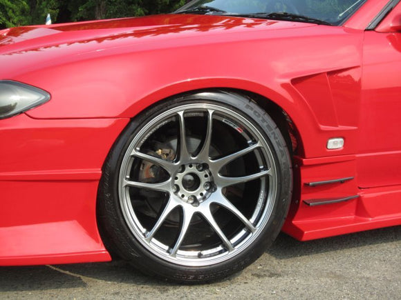 GT Wide Fender, Front for S15, 30mm or 50mm, Glare