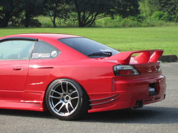 GT Rear Wide Fender for S15, 30mm or 50mm, Glare