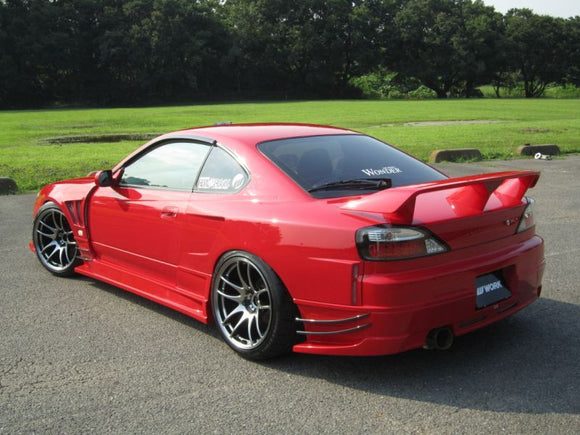 GT Rear Wide Fender for S15, 30mm or 50mm, Glare