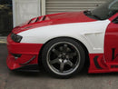 GT Wide Fender, Front for S14 Kouki, 30mm or 50mm Glare-15