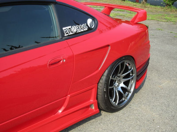 GT Rear Wide Fender for S15, 30mm or 50mm, Glare