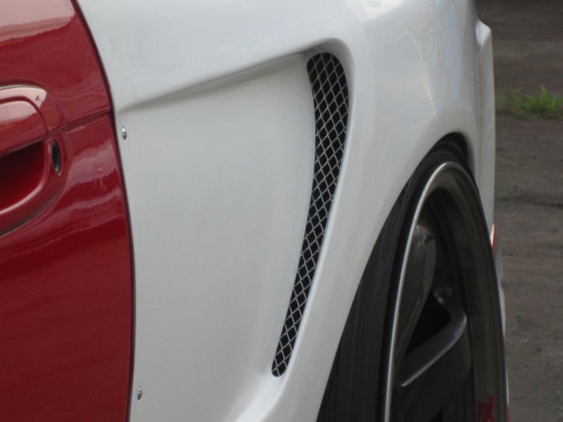 GT Wide Fender, Rear for S14 Zenki, Glare, 30mm or 50mm