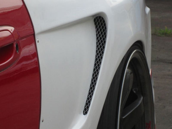 GT Wide Fender, Rear for S14 Kouki, 30mm or 50mm, Glare