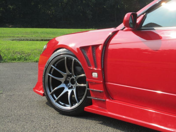 GT Wide Fender, Front for S15, 30mm or 50mm, Glare