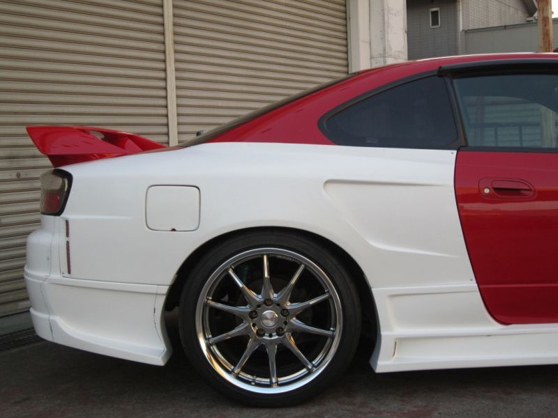 GT Rear Wide Fender for S15, 30mm or 50mm, Glare