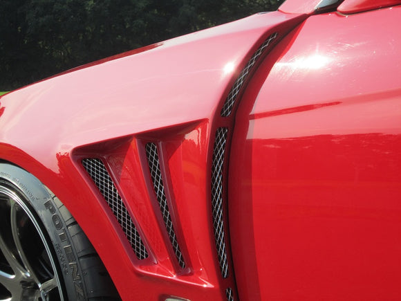 GT Wide Fender, Front for S15, 30mm or 50mm, Glare