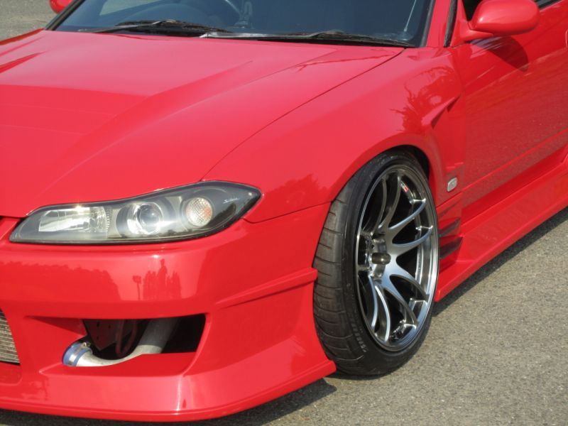 GT Wide Fender, Front for S15, 30mm or 50mm, Glare