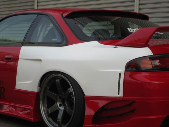GT Wide Fender, Rear for S14 Zenki, Glare, 30mm or 50mm