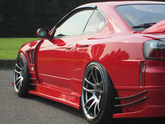 GT Wide Fender, Front for S15, 30mm or 50mm, Glare