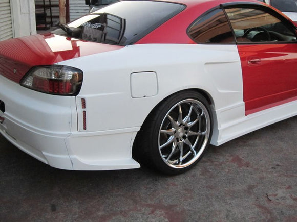 GT Rear Wide Fender for S15, 30mm or 50mm, Glare