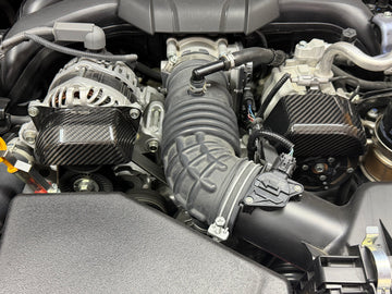 KAZAMA Carbon AC & Alternator Cover – Toyota GR86 ZN8 / Subaru BRZ ZD8 – image 2