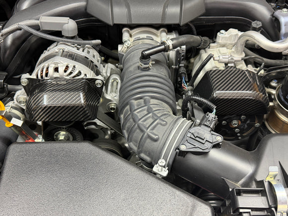 KAZAMA Carbon AC & Alternator Cover – Toyota GR86 ZN8 / Subaru BRZ ZD8 – image 2