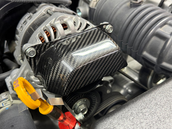 KAZAMA Carbon AC & Alternator Cover – Toyota GR86 ZN8 / Subaru BRZ ZD8 – image 3