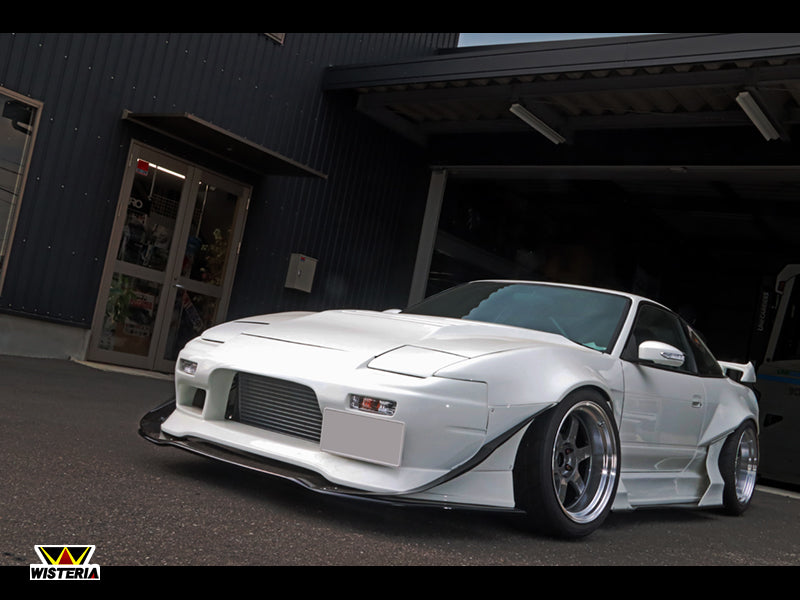 Wisteria Full Aero Kit & Rear Wing for S13 Hatchback, FRP | Kurumaya ...