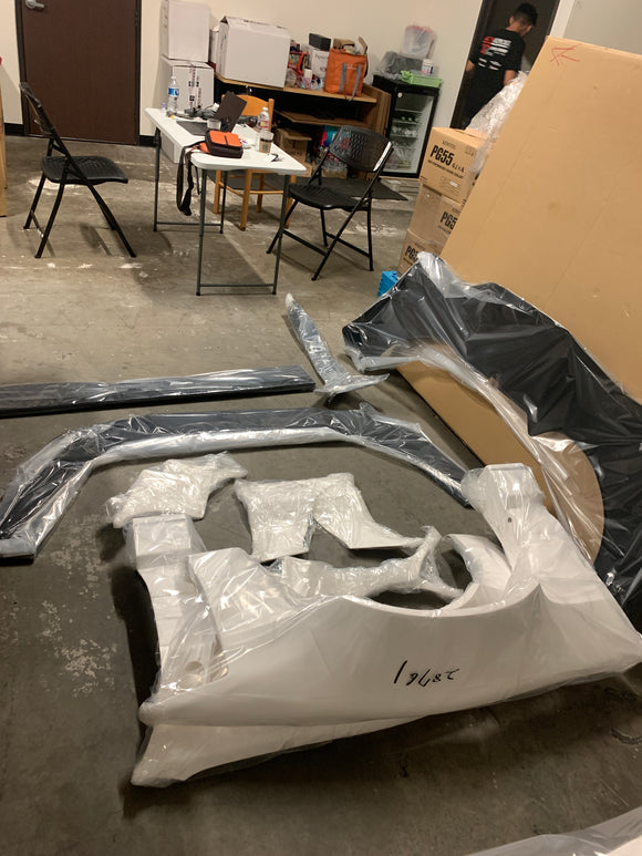 All Full Aero Kit Including Rear Wing for S13 Hatchback, FRP