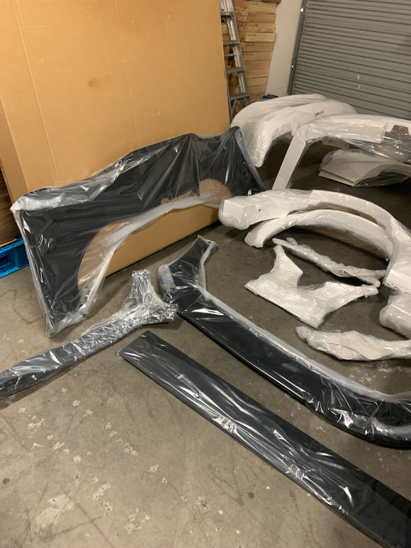 All Full Aero Kit Including Rear Wing for S13 Hatchback, FRP