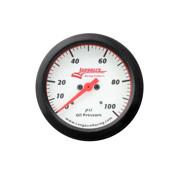 Longacre 52-46900 Sportsman™ Elite Oil Pressure Gauge 0-100 psi