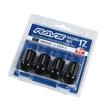 RAYS 17HEX RACING NUT SET RN-C L35 MEDIUM TYPE (CLOSED END)
