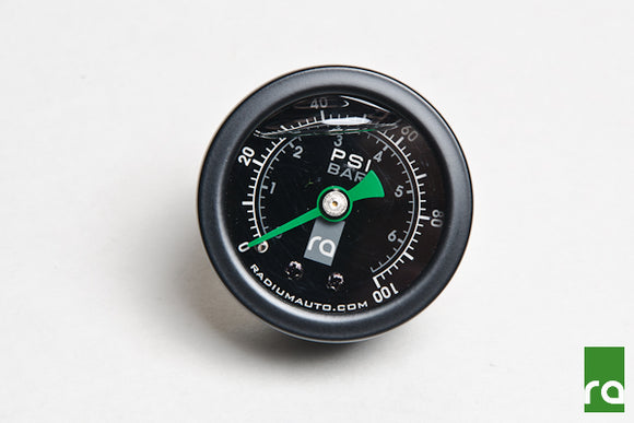 Fuel Pressure ゲージ 0-100psi用 | Radium Fuel Pressure Gauge