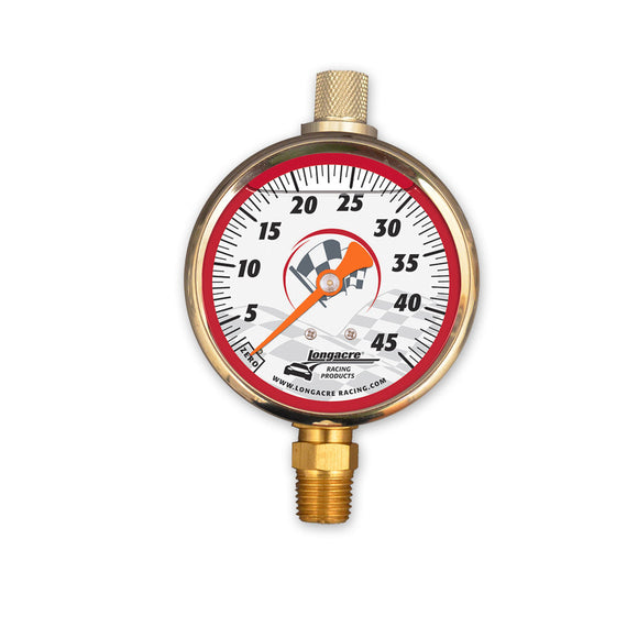 Longacre 52-52086 Liquid Filled 2½" Tire Pressure Gauge Head 0-45 psi