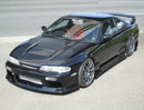 Aero Kit for S14 Zenki, Front bumper, Side skirts, Rear bumper, Glare-1