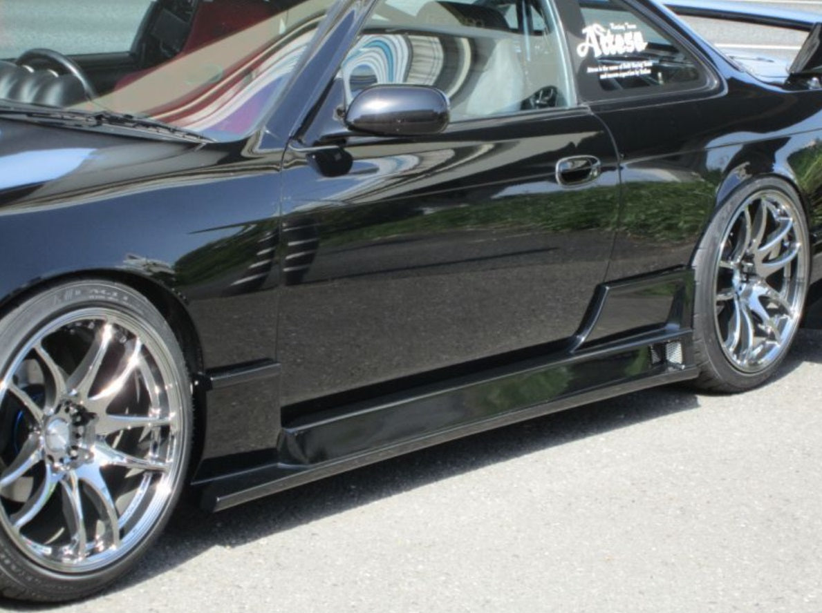 Aero Kit for S14 Zenki, Front bumper, Side skirts, Rear bumper, Glare