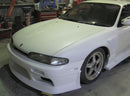 GT Wide Fender, Front for S14 Zenki, Glare, 30mm-1