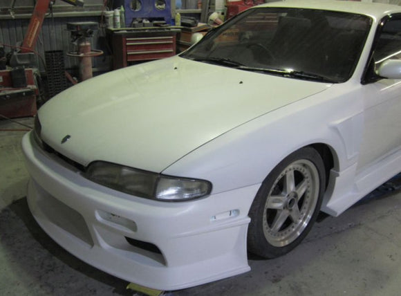 GT Wide Fender, Front for S14 Zenki, Glare, 30mm