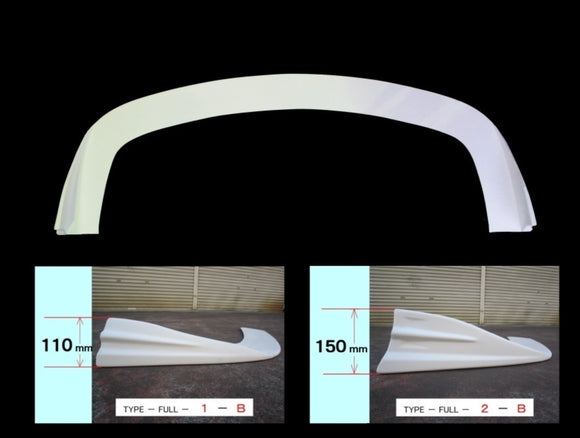 Front Under Diffuser on Glare Front Bumper of S14 Kouki, Glare