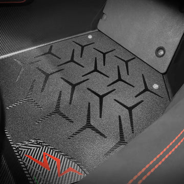MF5 カーボン フロアマット（マットカーボン）Lamborghini Aventador SV 2015–2017 左ハンドル用