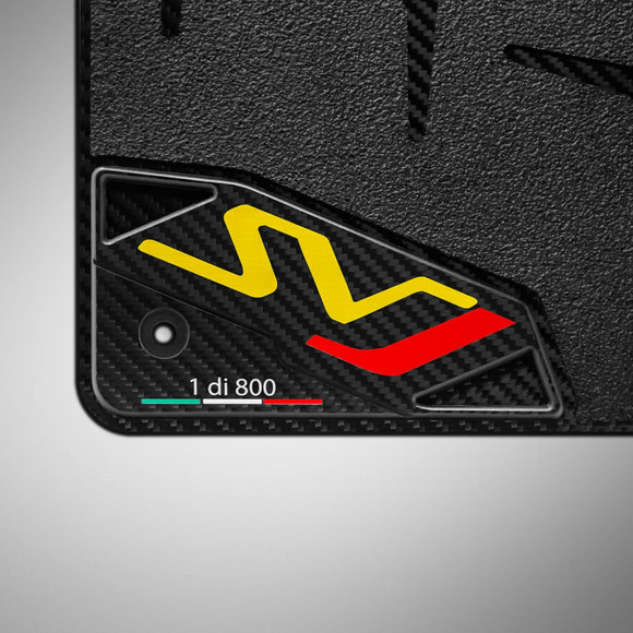 MF5 カーボン フロアマット（マットカーボン）Lamborghini Aventador SVJ 2018–2021 左ハンドル用