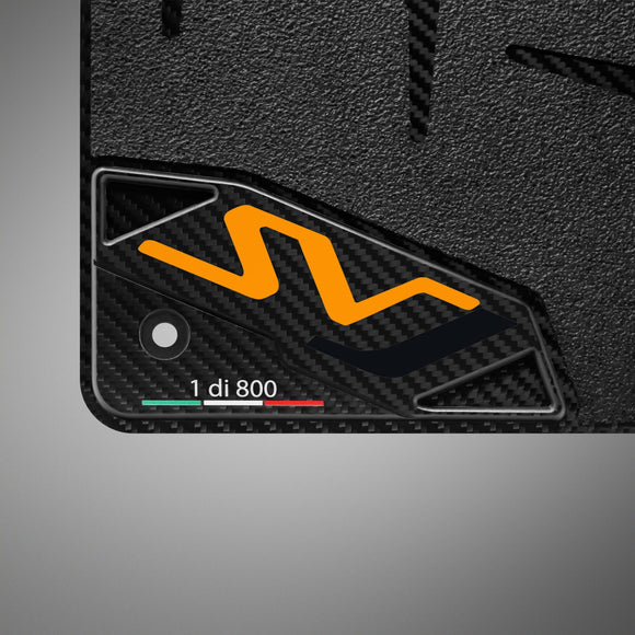 MF5 カーボン フロアマット（マットカーボン）Lamborghini Aventador SVJ 2018–2021 左ハンドル用