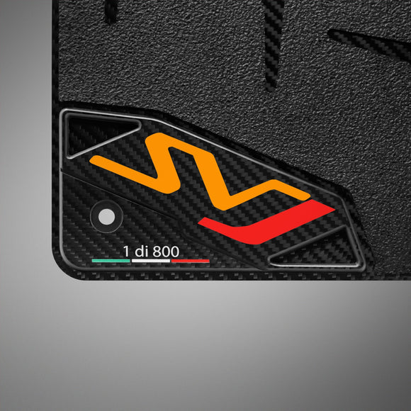 MF5 カーボン フロアマット（マットカーボン）Lamborghini Aventador SVJ 2018–2021 左ハンドル用