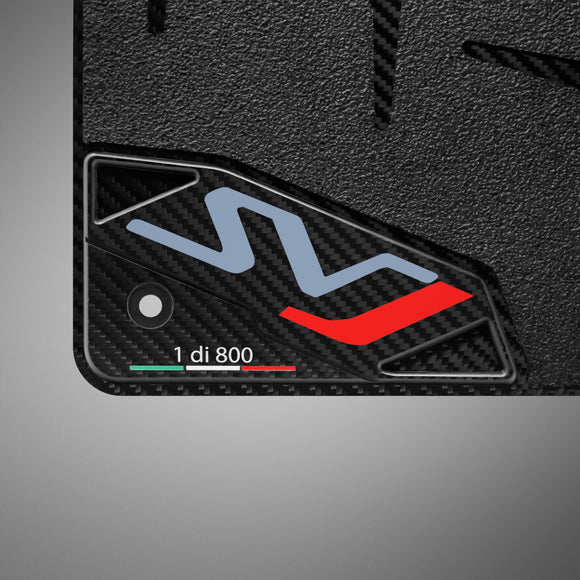MF5 カーボン フロアマット（マットカーボン）Lamborghini Aventador SVJ 2018–2021 左ハンドル用