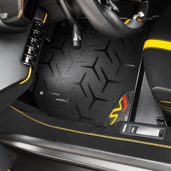 MF5 カーボン フロアマット（マットカーボン）Lamborghini Aventador SVJ 2018–2021 左ハンドル用