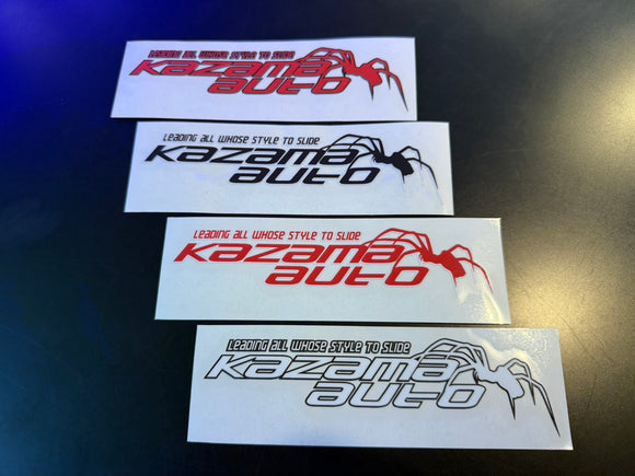 KAZAMA & Spider Cutting Sticker | Kurumaya Tokyo