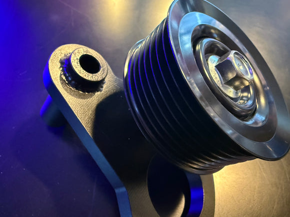KAZAMA 2JZ A/C Dummy Pulley Bracket (with VR Pulley) – Toyota 2JZ – image 2