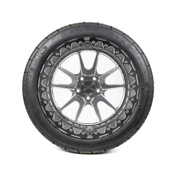 Belak 18×8.5 フロント ビードロックホイール 2本セット（M&H 245/40/18 付）（Huracán・R8）